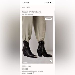 Free people Brayden booties